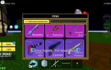Vendo minha conta Blox Fruits