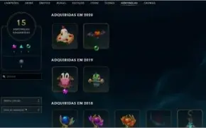 Conta Since S6 // Platina IV // 116 skins