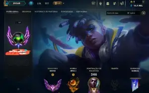 Conta Lol Mestre Top 1 Ekko Br 