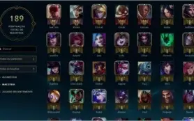 Conta LoL Diamante 5 , 132 Champs, 113 Skins, MMR ALTO