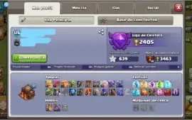 CONTA CLASH OF CLANS CV 10/9 Bem upada!