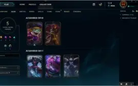 Conta lol platina 4, 20 champions