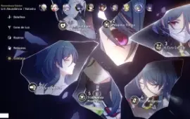 Conta Honkai: Star Rail AR 57 com Seele, Clara e Bailu