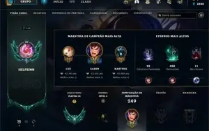 CONTA TERMINOU PLATINA 54 SKINS (2 ULTIMATE)