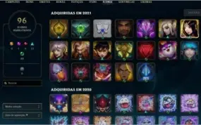 CONTA TERMINOU PLATINA 54 SKINS (2 ULTIMATE)