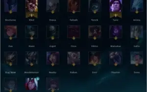 Conta Unranked LOL EX DIAMANTE E PLATINA.