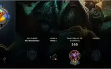Conta Unranked LOL EX DIAMANTE E PLATINA.