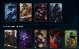 Conta Unranked LOL EX DIAMANTE E PLATINA.