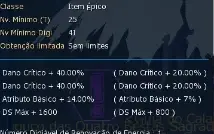 Conta SSS+ bons equipamentos TROCO por Teras LADMO OMEGA