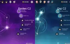 Genshin Ar59 +42 Tiros/ Raiden C2 E Kazuha Com Juramento