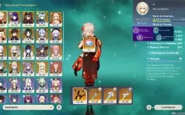 Genshin Ar59 +42 Tiros/ Raiden C2 E Kazuha Com Juramento
