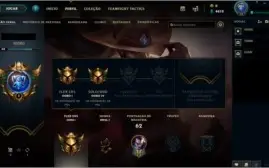 CONTA LOL LVL 52-GOLD 1 SEASON 9(Coloco no Plat4 se quiser)