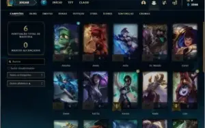 Conta prata 1 com 24 champs e 3 skins