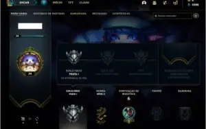Conta prata 1 com 24 champs e 3 skins