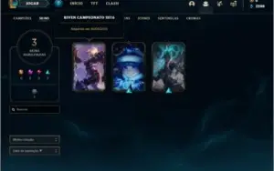 Conta prata 1 com 24 champs e 3 skins