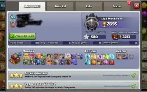 Conta Clash of Clans CV 10 FULL