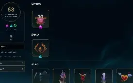 Conta LoL lvl 900 várias skins