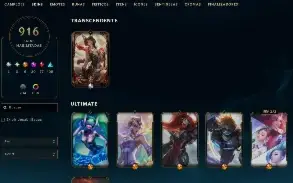 Conta LoL lvl 900 várias skins