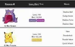 Conta Pokemon Deluge diversos shiny, incluindo shiny mewtwo