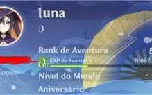 Ganyu + Agitação + Ayaka + Shenhe + Childe + Mona c1 + Qiqi