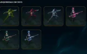 [SMURF&SKIN] Conta League of Legends 6 skins - Level 30