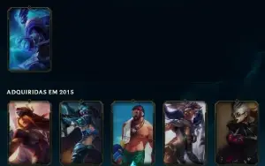 [SMURF&SKIN] Conta League of Legends 6 skins - Level 30