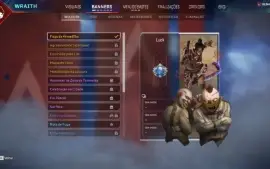 Conta com herança wraith antiga S1, 5 skin lendarias