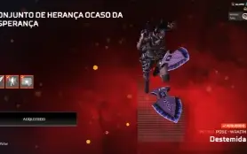 Conta com herança wraith antiga S1, 5 skin lendarias