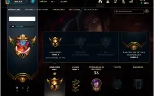 Conta ouro 1 com 4 skins e 28 champs ( MAIN MID )