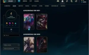 Conta ouro 1 com 4 skins e 28 champs ( MAIN MID )