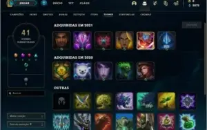 Conta ouro 1 com 4 skins e 28 champs ( MAIN MID )