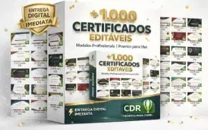 1000 Certificados Premium Editáveis no CorelDraw