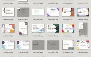 1000 Certificados Premium Editáveis no CorelDraw