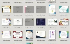 1000 Certificados Premium Editáveis no CorelDraw