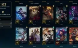 Conta LoL, LvL 53 , 6 SKINS , PLat 4