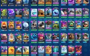 Clash Royale CV 54, Torre do rei 15, 8k+ troféus