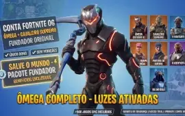 Conta Fortnite Og | Ômega Completo | Skins Raras | Fundador