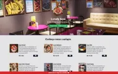 Site desenvolvido lojinha de açai