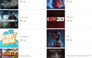 Conta PSN com Varios jogos TOP e PLUS até 04/22