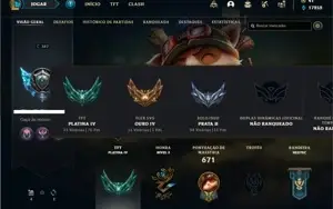 Conta prata 2 com TODOS os champs e 219 Skins + 6 Vitoriosas