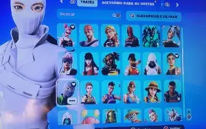 Conta Fortnite com 8k de vbucks e skins