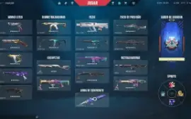 Conta valorant dima 2 com skins de todas as armas