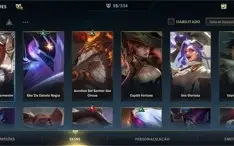 Conta WR diamante, mestre season passada várias skins e pass