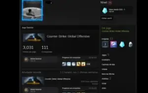Steam Main Csgo 3K Hora / Gamersclub -Muitos Jogos Comprados
