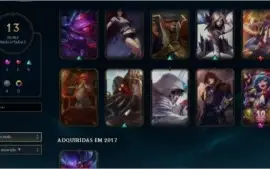 Conta league of legends unrankd lvl 30