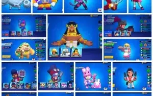 Brawl stars 30000 troféus + de 50 skinsbarato