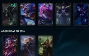 Conta lol Gold 2-Platina2 na season passada