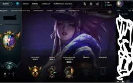 Conta lol Gold 2-Platina2 na season passada