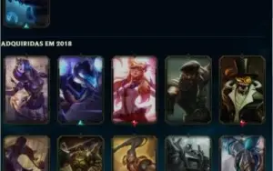 Conta lol Gold 2-Platina2 na season passada