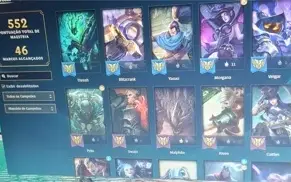 vendo conta League of Legends 323 skin